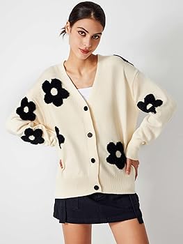 新品 Katie HEARTY HEARTY v neck cardigan Knit Fabric V-neck Heart Button Cardigan For Daily Casual Work